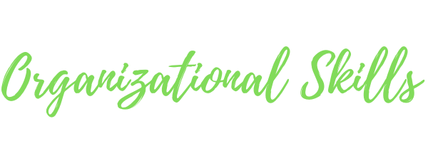 The Organizational Skills Teacher